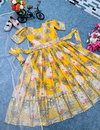 OC 152 Heavy Georgette Kids Party Wear Girls Gown